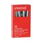 Universal 0.7 mm. Medium Comfort Grip Retractable Gel Pen - Red Ink, Gray/Red/Silver Barrel (1-Dozen)